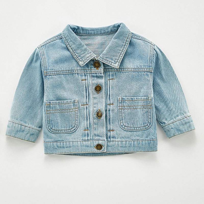 Jaqueta Jeans Infantil Bichinhos Bebê Menina Menino | 0-24 Meses-jaqueta bebê menina,jaqueta bebê menino,jaqueta branca bebê,jaqueta brim bebê,jaqueta de algodão bebê,jaqueta jeans bebê,Jaqueta Jeans Infantil