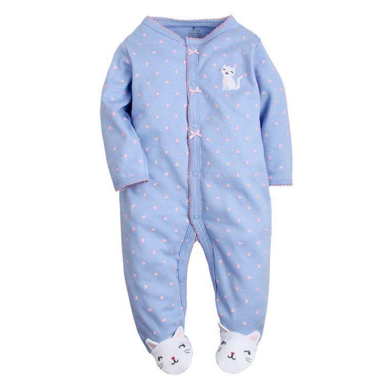 Macacão Bichinhos Algodão c/Pé Menina Menino-Internacional-algodão egípcio,bichinhos,macacão algodão,macacão bebe,macacão com pé,macacão infantil,macacão menina,macacão menino,unisex