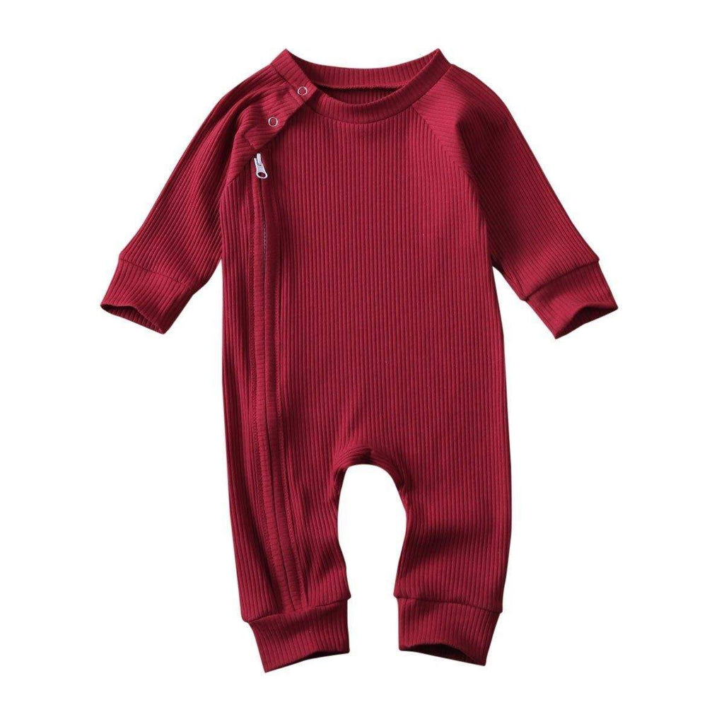 Macacão p/Bebê Canelado Zíper Menina Menino-Nacional-macacão bebe,macacão menina,macacão menino,menina,roupa bebe,roupa menina,unisex