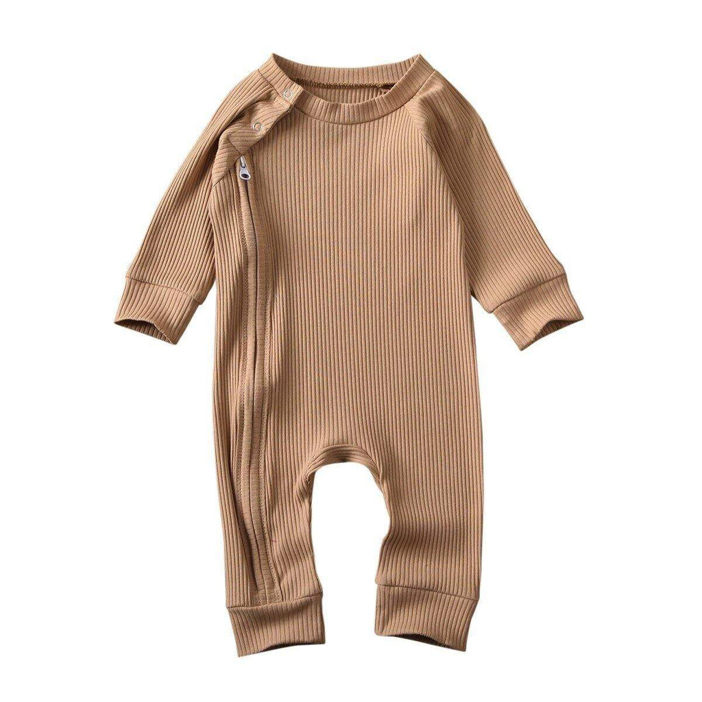 Macacão p/Bebê Canelado Zíper Menina Menino-Nacional-macacão bebe,macacão menina,macacão menino,menina,roupa bebe,roupa menina,unisex