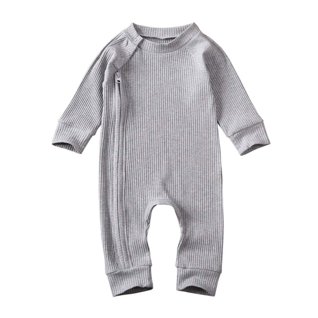 Macacão p/Bebê Canelado Zíper Menina Menino-macacão bebe,macacão menina,macacão menino,menina,roupa bebe,roupa menina,unisex