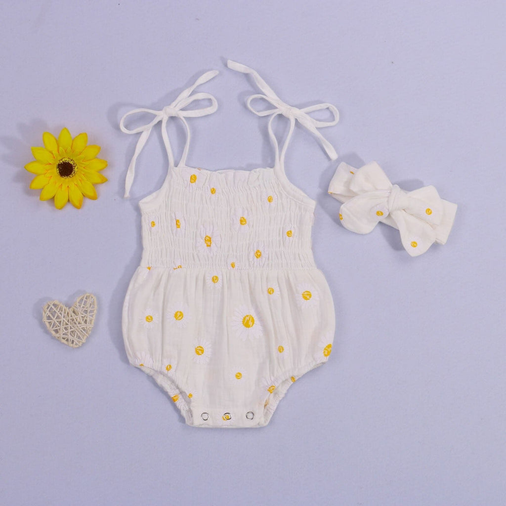 macaquinho menina algodão alcinha  super leve 0 3 6 9 12 18 meses floral estampado botão abotoadura amarração fofo passeio laço lacinho verão fresco fresquinho roupa criança infantil branco floral