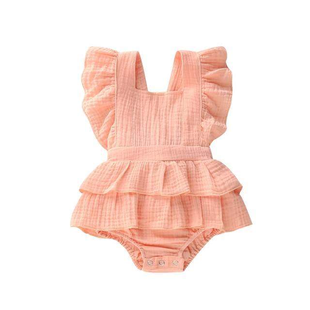 Macaquinho Body Bebê Menina Algodão Texturizado | 1-18 Meses-Attena Baby Shop-macaquinho,menina