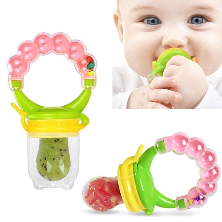 Alimentador c/ Bico de Silicone com Furos p/ Frutas e Papinhas p/Bebê-alimentador,bico para frutas,mamadeira de frutas