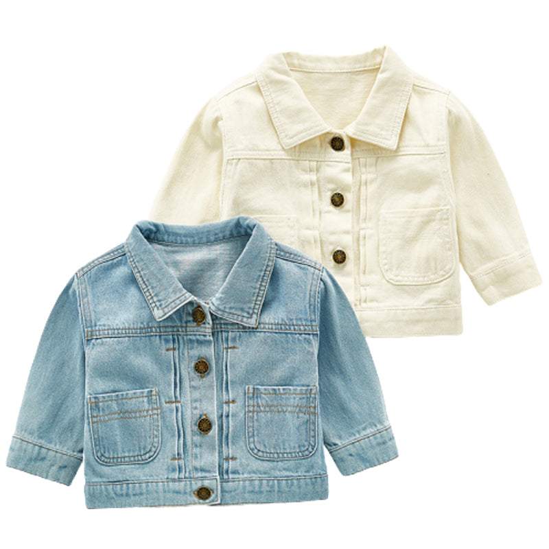 Jaqueta Jeans Infantil Bichinhos Bebê Menina Menino | 0-24 Meses-jaqueta bebê menina,jaqueta bebê menino,jaqueta branca bebê,jaqueta brim bebê,jaqueta de algodão bebê,jaqueta jeans bebê,Jaqueta Jeans Infantil