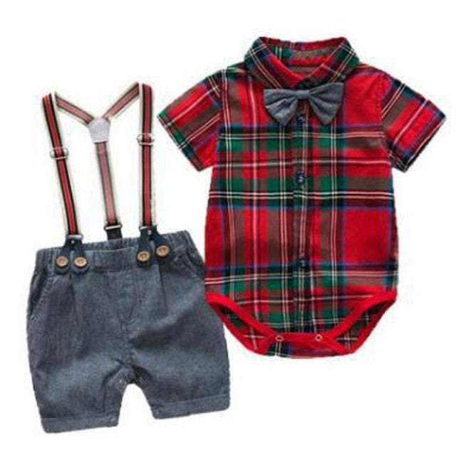 Conjunto Camisa Borboleta + Short c/Suspensórios Bebê Menino | 0 Meses - 3 Anos-conjunto de verão bebe menino,conjunto menino,menino,suspensórios